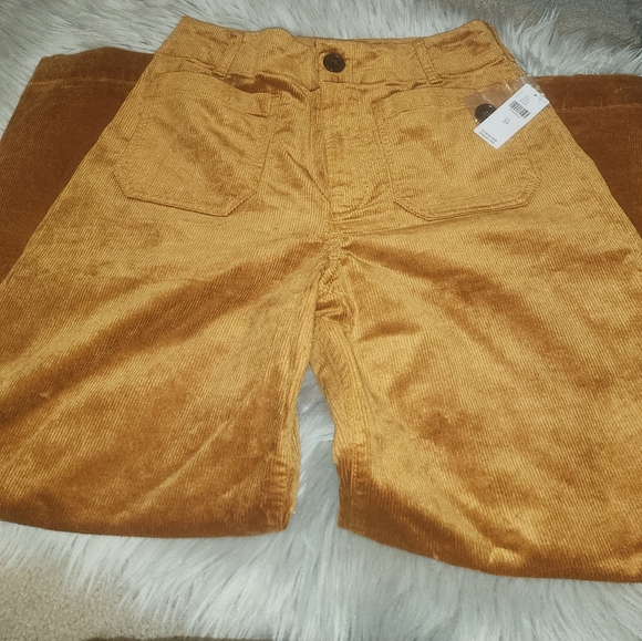 Colette Cropped Wide-Leg Pants by Maeve: Corduroy Edition - Picture 4 of 4